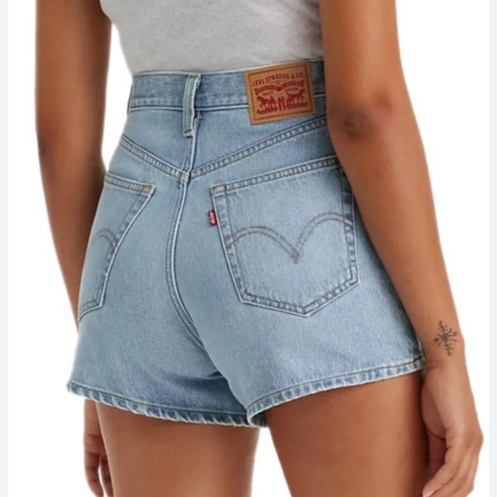 Levi's High Waisted Mom Shorts